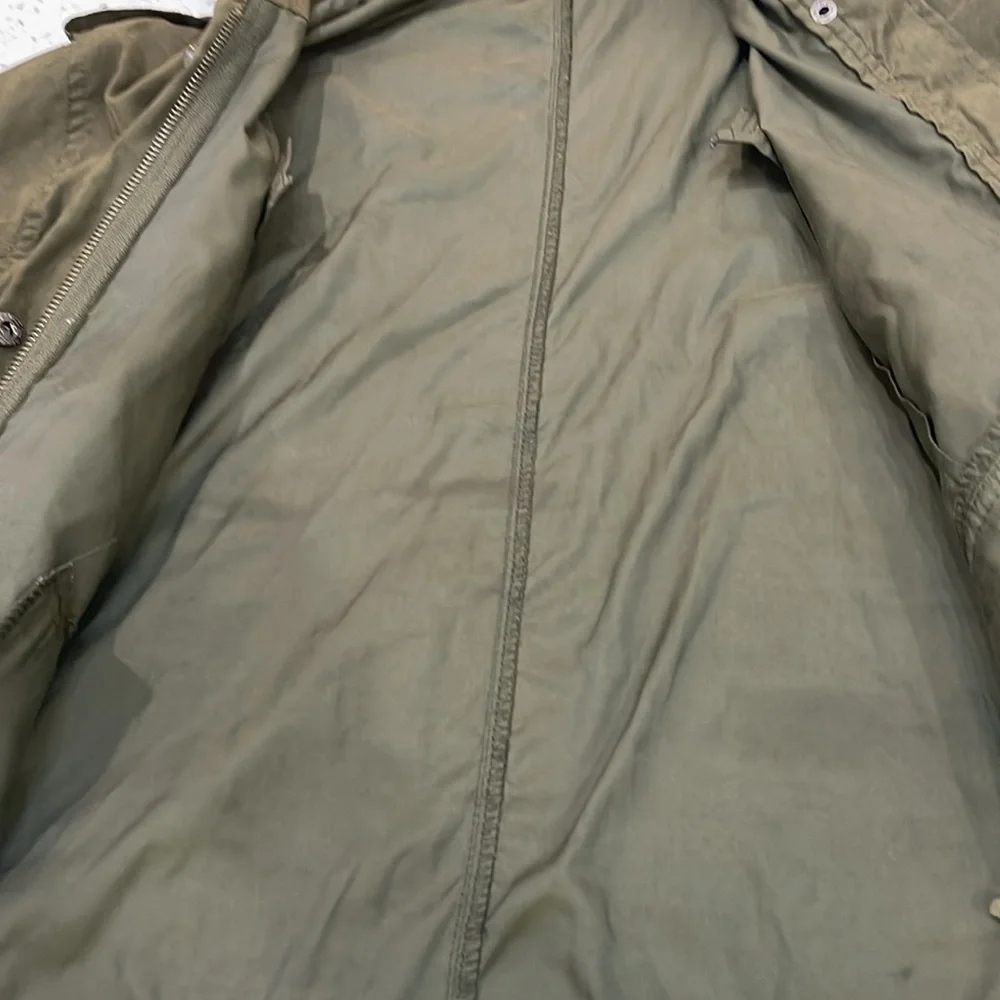 Brandy Melville Army Green Hailey Utility Jacket One Size med - Picture 8 of 10